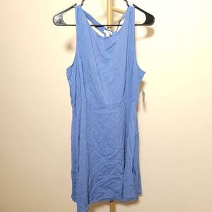 BONGO, Blue Sleeveless Dress